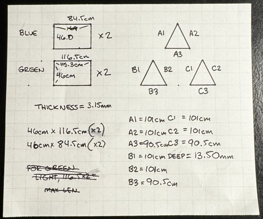 measuring for mirror glass